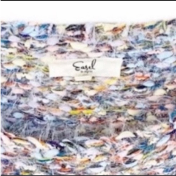 EASEL Multi pastel fuzzy sweater S/M - Picture 11 of 13